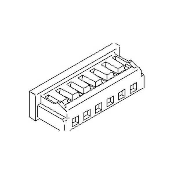 Molex Board Connector, 8 Contact(S), 1 Row(S), Female, 0.079 Inch Pitch, Crimp Terminal, Locking, 510900800 - main